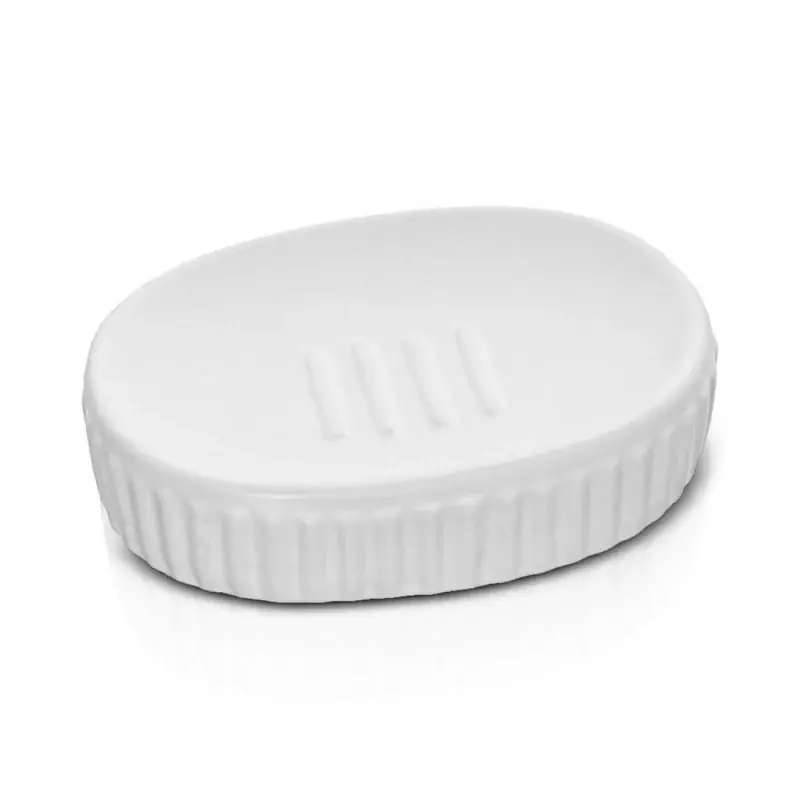 Pagamento Sicuro Porta sapone da appoggio bianco in ceramica Cup