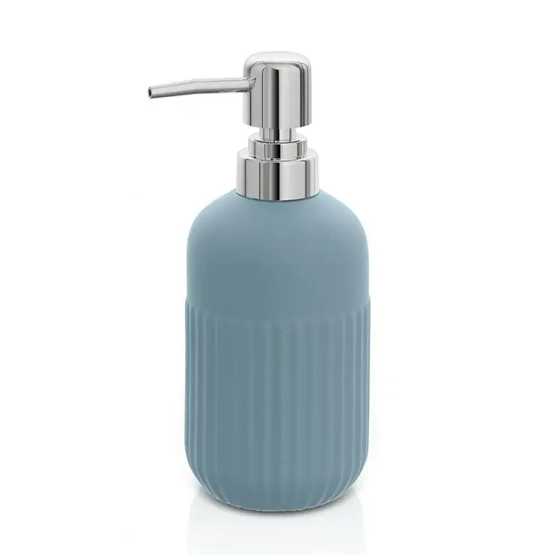 Dispenser sapone da appoggio turchese cobalto in ceramica Cup Prezzo Ridotto