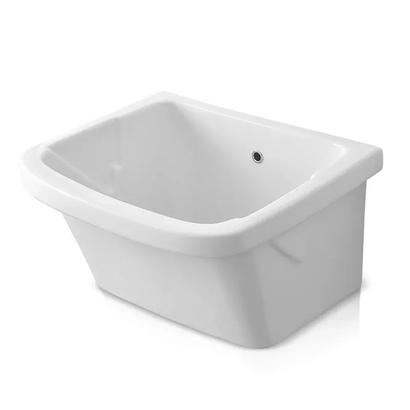 Solo Oggi Pilozzo lavatoio 60x50 cm in ceramica da installare in appoggio