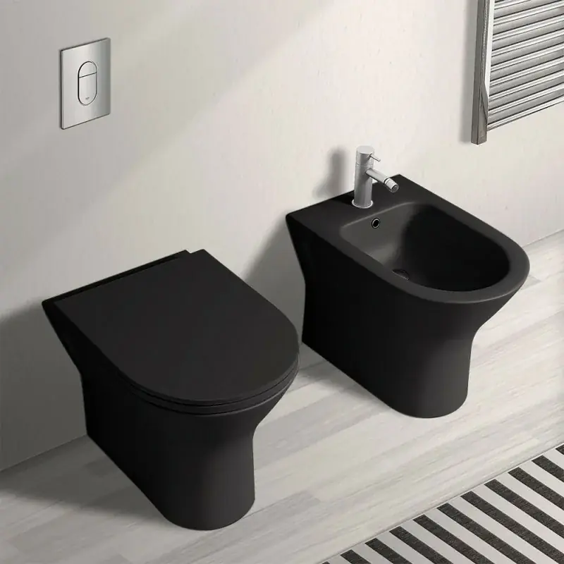 Vendita Finale Sanitari filo muro nero opaco con sedile slim softclose Feeling