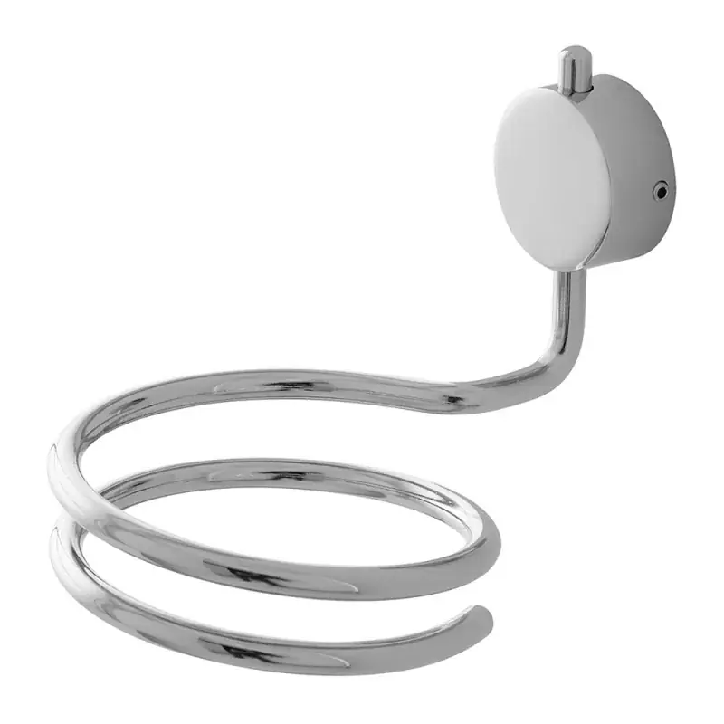 Offerta Lampo Porta phon a spirale in acciaio cromato doppio fissaggio Plaza