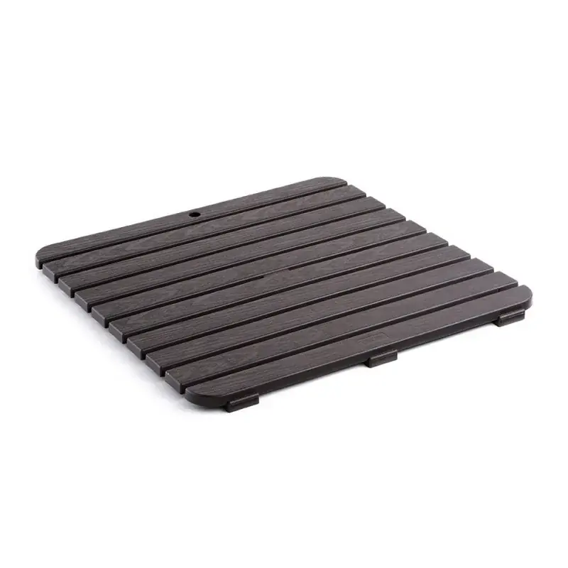 Pedana antiscivolo per doccia 55x55 cm in polipropilene con finitura marrone A Buon Prezzo