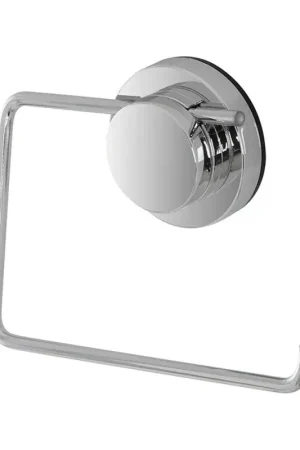 Porta rotolo a parete con ventosa in acciaio cromo serie Dinamik Nuovo Arrivo