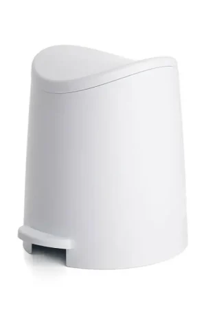 Pattumiera da Bagno Moderna Colore Bianco con Pedale e Coperchio Saldi