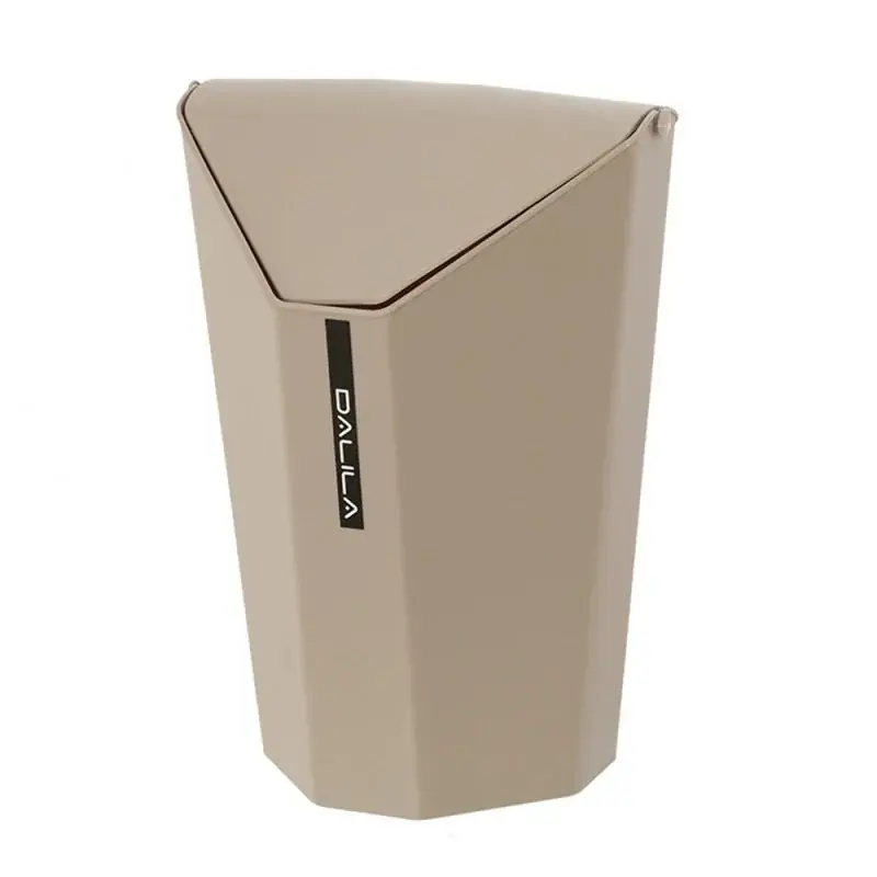 Pattumiera Plastica Tortora con coperchio Basculante capienza 6,5 lt Ultimissimo Modello