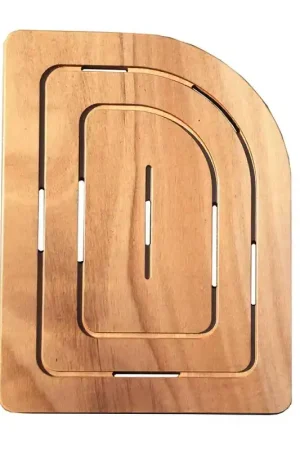 Pedana doccia in legno marino 74x55 cm lato destro per piatto doccia 70x90 Miglior Prezzo