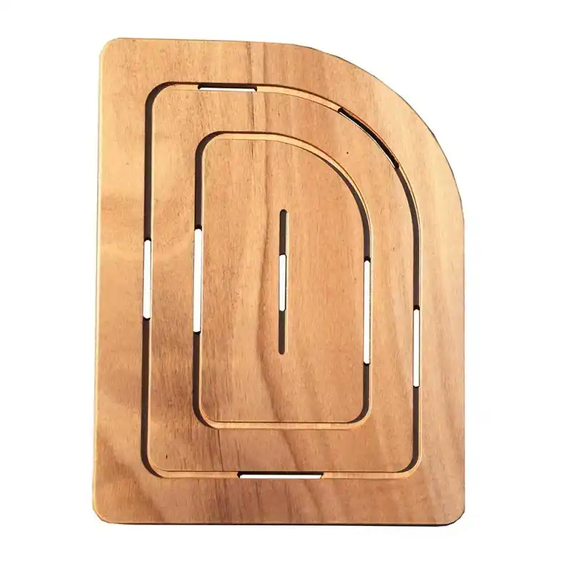 Pedana doccia in legno marino 74x55 cm lato destro per piatto doccia 70x90 Miglior Prezzo