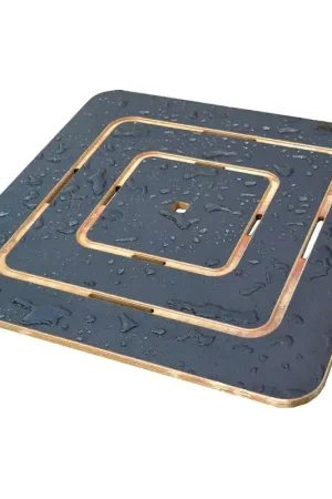 Più Venduto Pedana doccia in legno marino 60 x 60 antiscivolo Supergrip ideale per piatto doccia 80 x 80