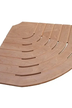Pedana doccia angolare lato 74 cm in legno per piatto doccia angolare lato 90 Ultimissimo Modello