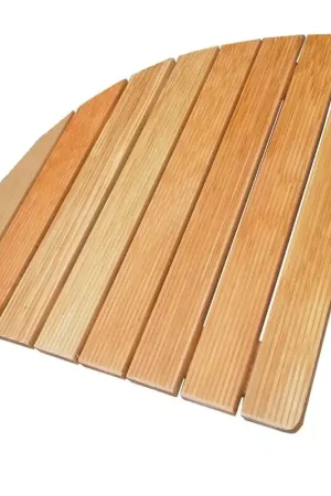 Pedana doccia lato 63 cm in legno per piatto doccia angolare lato 80 Sconto