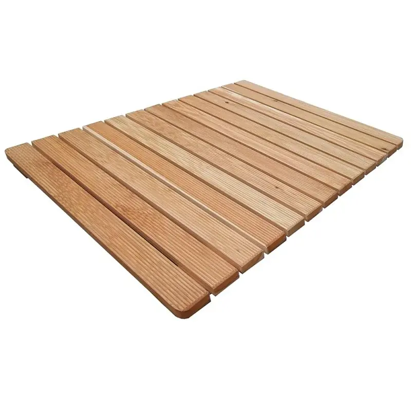 Pedana doccia antiscivolo 105X63 in legno ideale per piatto doccia 120x80 cm Quantità Limitata