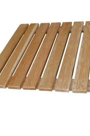 Pedana antiscivolo quadrata 68 x 68 in legno ideale per piatto doccia 90 x 90 Offerta Speciale