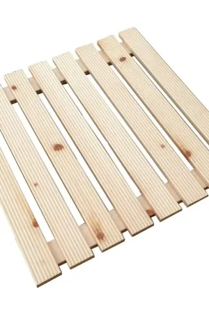 Pedana Doccia in Legno Antiscivolo 58 x 58 Ideale per Piatto Doccia 80 x 80 Offerta