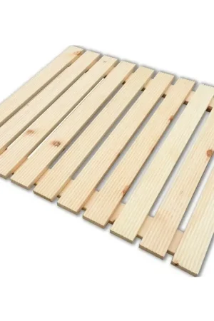 Promo Stagionale Pedana Doccia Antiscivolo 55x68 in Legno Ideale per Piatto Doccia 70x90