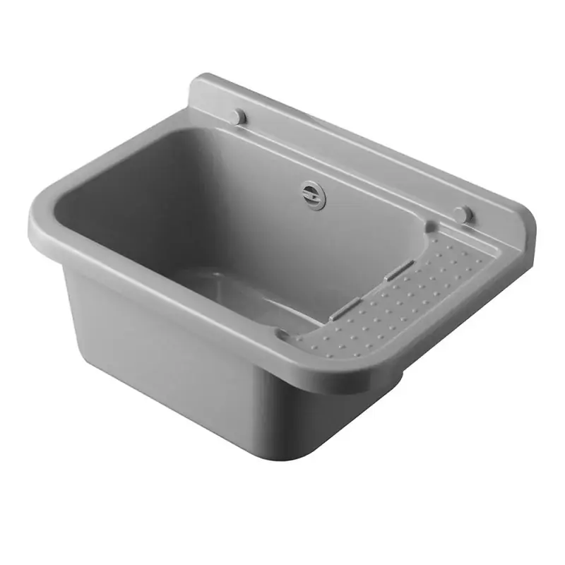 Pilozzo sospeso grigio 50x34 cm per esterno in resina con portasapone Offerta