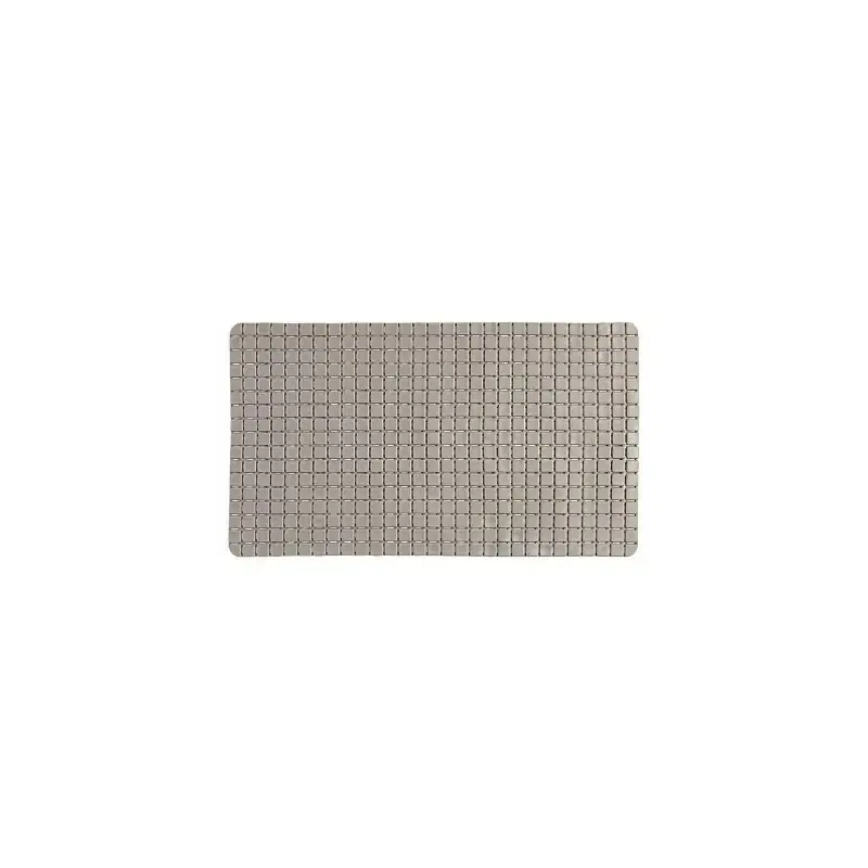 Tappeto Antiscivolo In PVC Per Doccia Mosaico Tortora 40x70 Cm Sconto