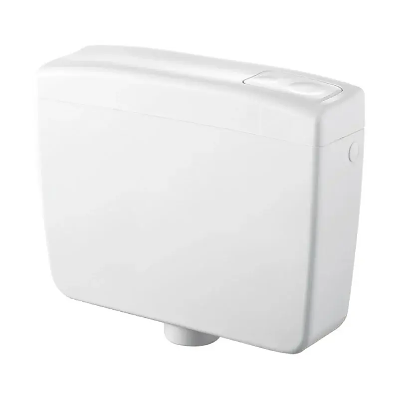 Cassetta scarico wc a zaino universale in ABS bianco con capacità 8 litri Professionale