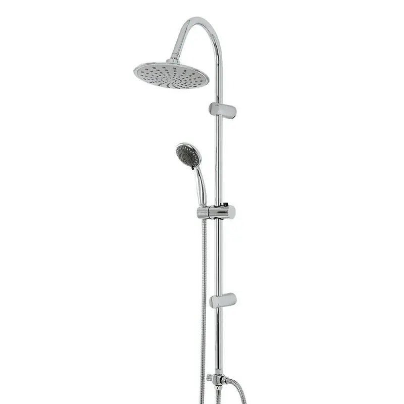 Prezzo Basso Colonna doccia H 100 cm in acciaio cromato con deviatore