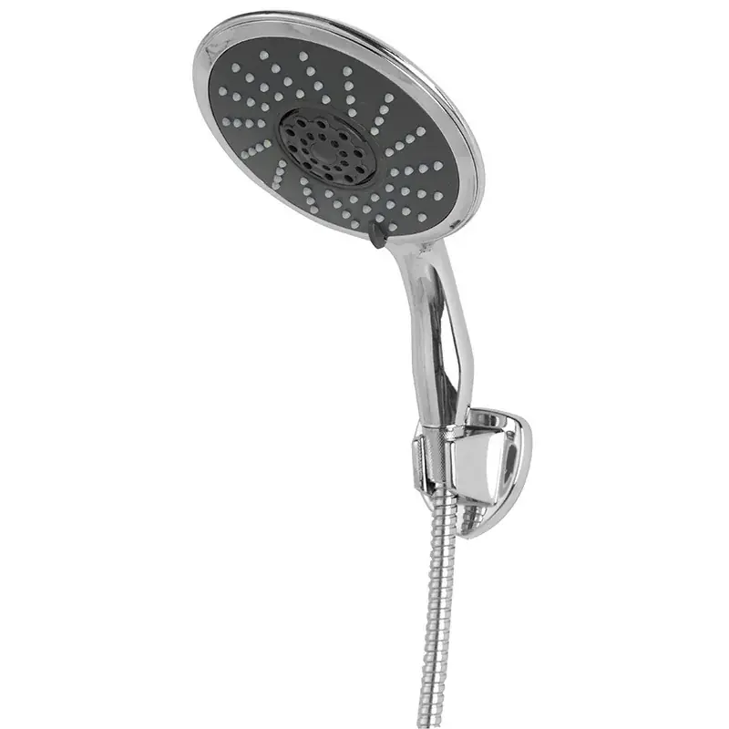 Prezzo Basso Set doccia cromato multigetto 3 funzioni con supporto incluso