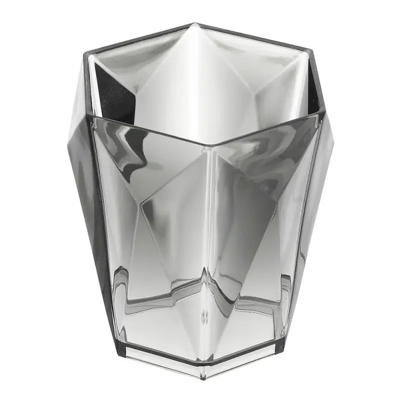 Offerta Del Giorno Portaspazzolino Grigio Trasparente In Plastica ABS Diamante
