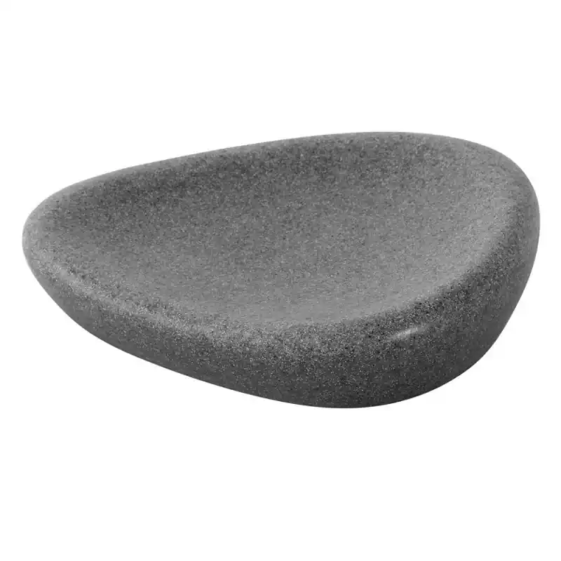 Scelto Dai Clienti Portasapone Da Appoggio In Poliresina Grigio Effetto Pietra Stone