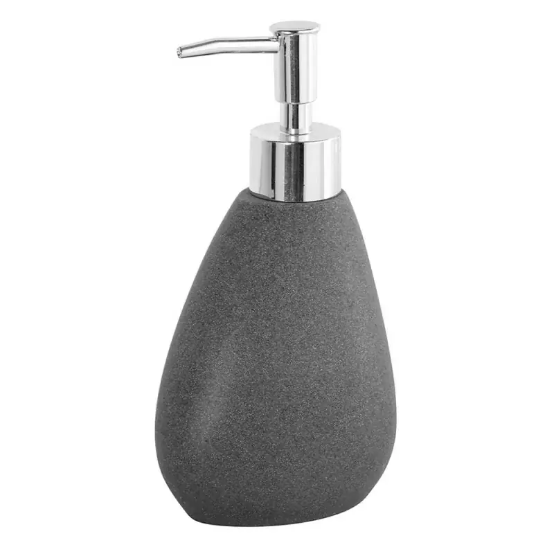 Dispenser Sapone Grigio Da Appoggio In Poliresina Effetto Pietra Stone Vendita Finale