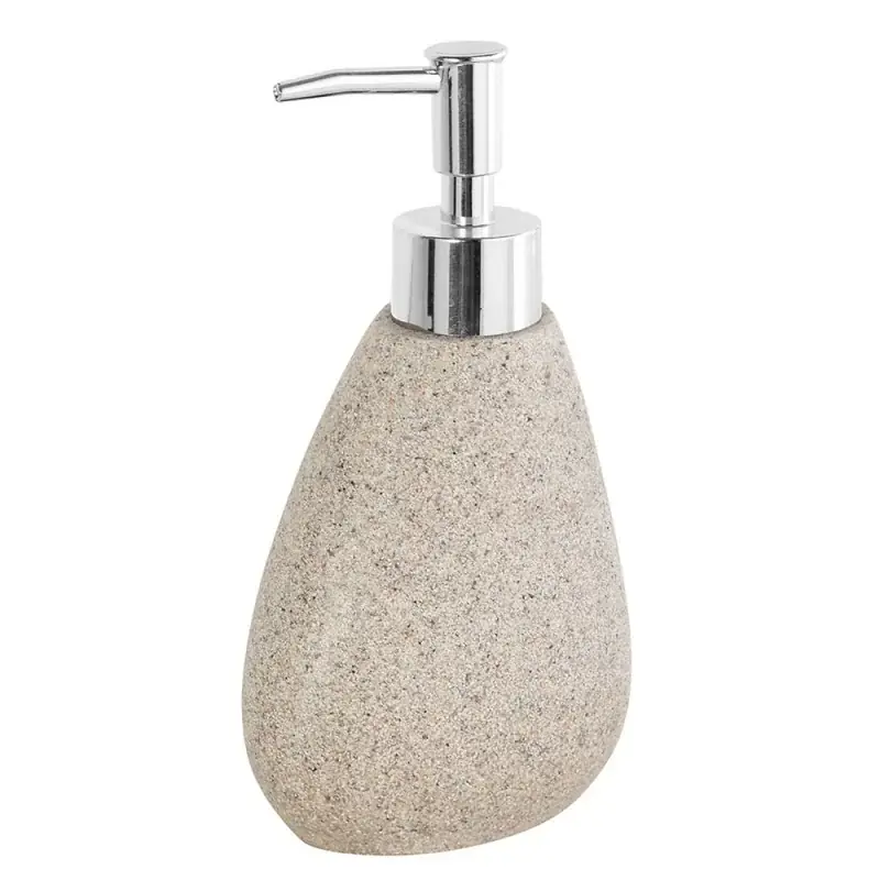 Dispenser Sapone Da Appoggio in Poliresina Effetto Pietra Stone Prezzo Conveniente