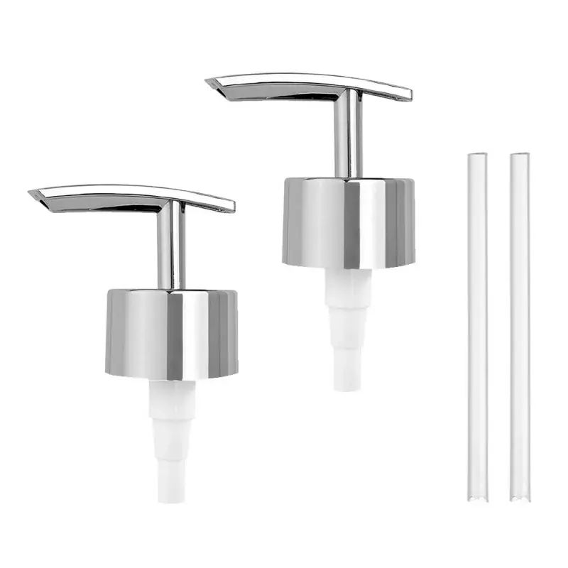 Occasione Ricambio pompa dispenser sapone cromo con design curvo 2 pezzi