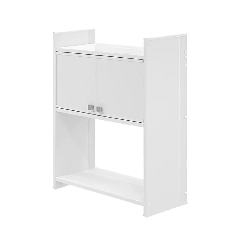 Prezzo Conveniente Mobiletto sopra lavatrice in pvc bianco in kit di montaggio