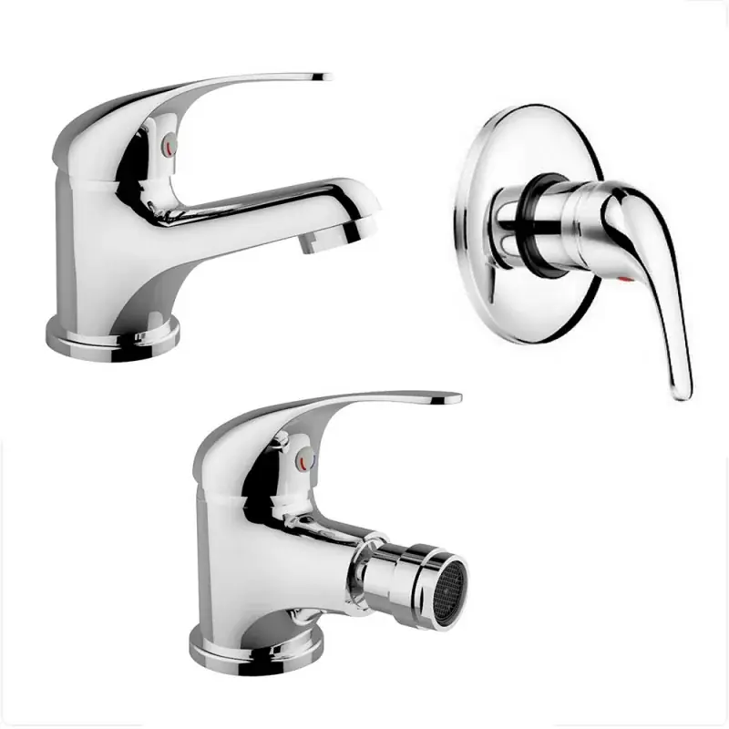 Set rubinetti lavabo bidet e incasso doccia serie Italia Quantità Limitata