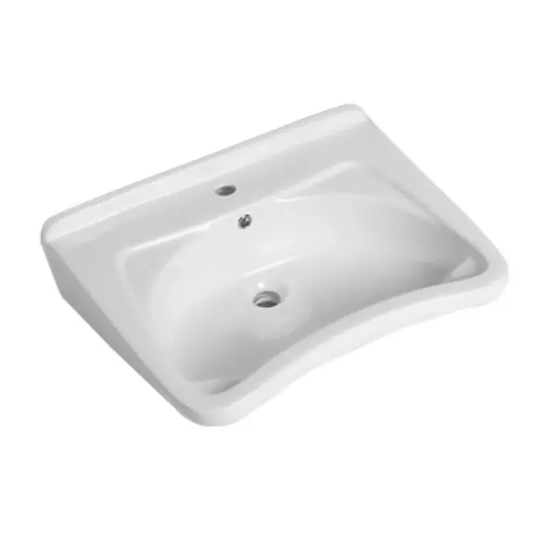 Must-Have Lavabo sospeso 65 cm per disabili con fissaggio senza staffe