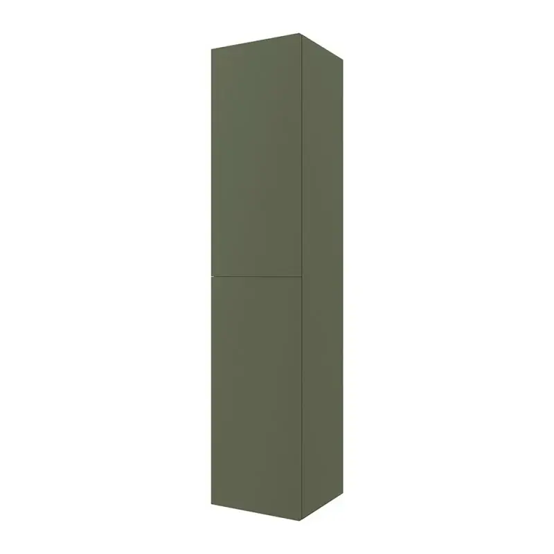 Colonna bagno sospesa 160 cm Melody verde bosco con ante reversibili Acquista Ora