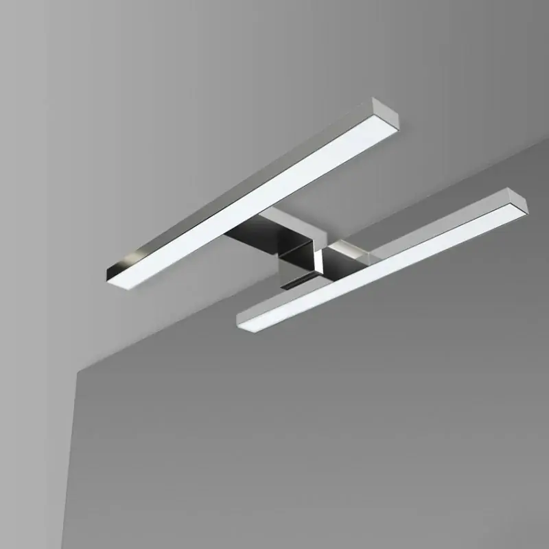 Lampada LED per specchio 30 cm luce fredda e doppia installazione Offerta Lampo