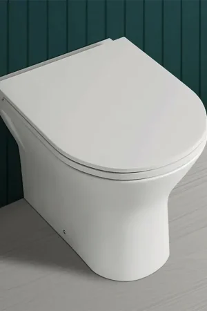 Water filomuro serie Feeling senza brida in ceramica bianco matt Spedito Oggi