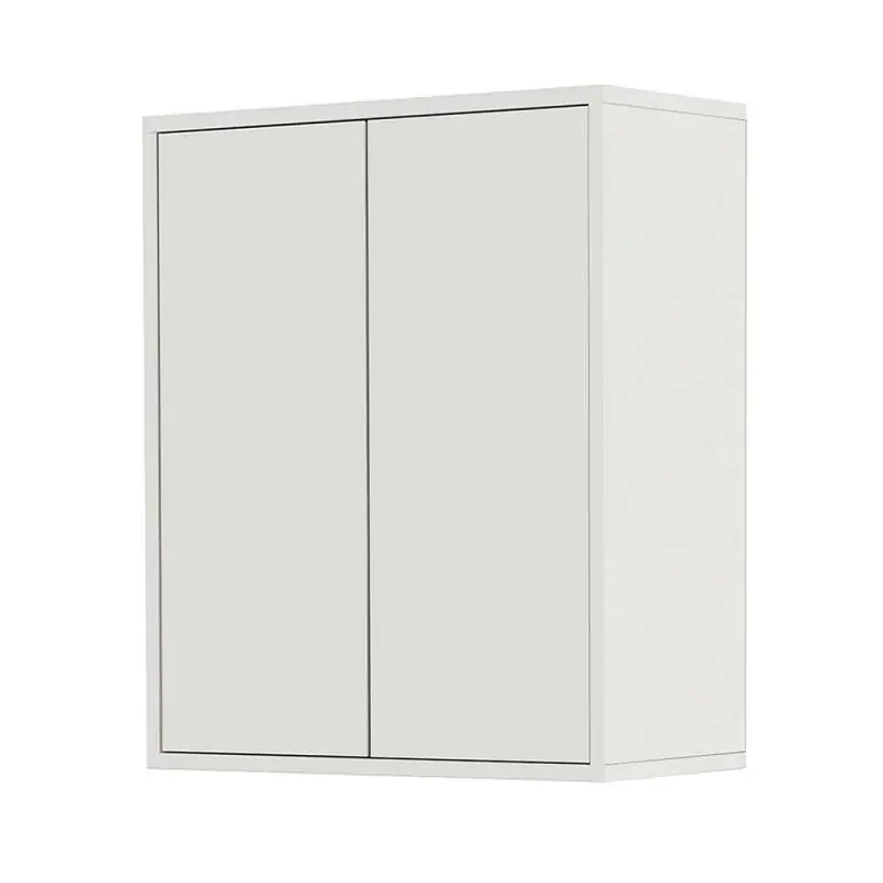 Pensile bagno 60 cm bianco lucido linea Way 2 ante apertura push Spedizione Espresso