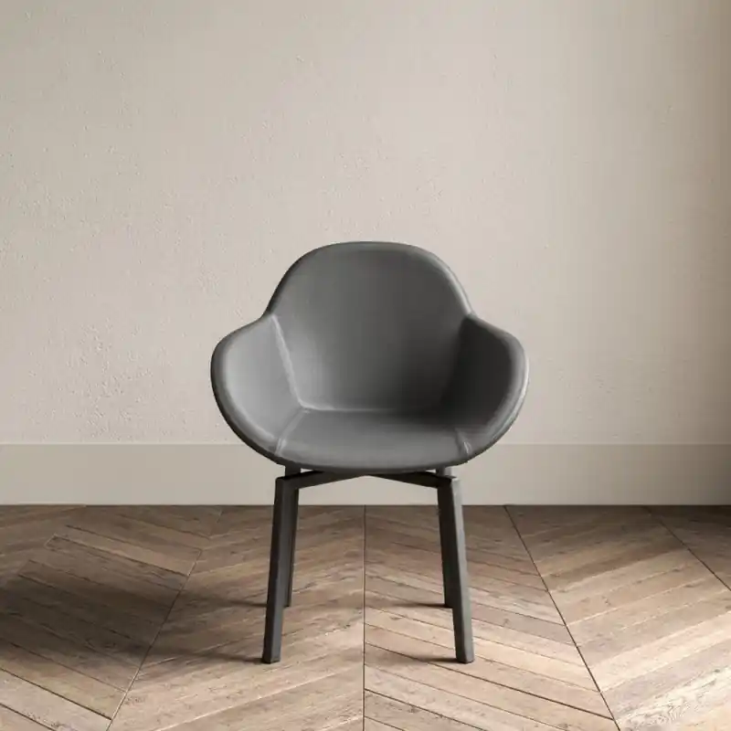 Scelto Dai Clienti Ozzio Poltroncina girevole Ten art. S449 completamente rivestita da H.87 cm