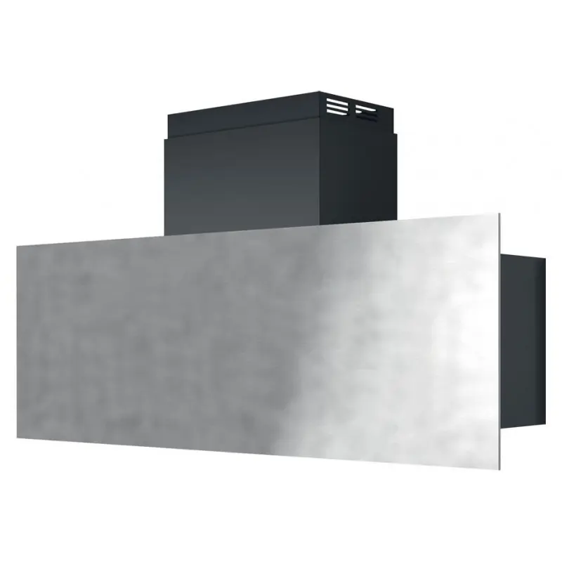Non Perdere Barazza Cappa a parete UNIQUE 1KUNP121 finitura inox vintage e nero da 120 cm