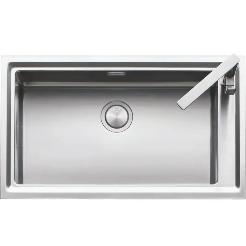 Barazza Lavello una vasca EASY 1LES91P finitura inox satinato da 86x51 cm Prezzo Ridotto