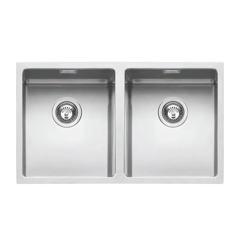 Prezzo Scontato PRONTA CONSEGNA - Barazza Lavello sottotop a una vasca QUADRA R15 1x842S finitura inox satinato da 75x44 cm