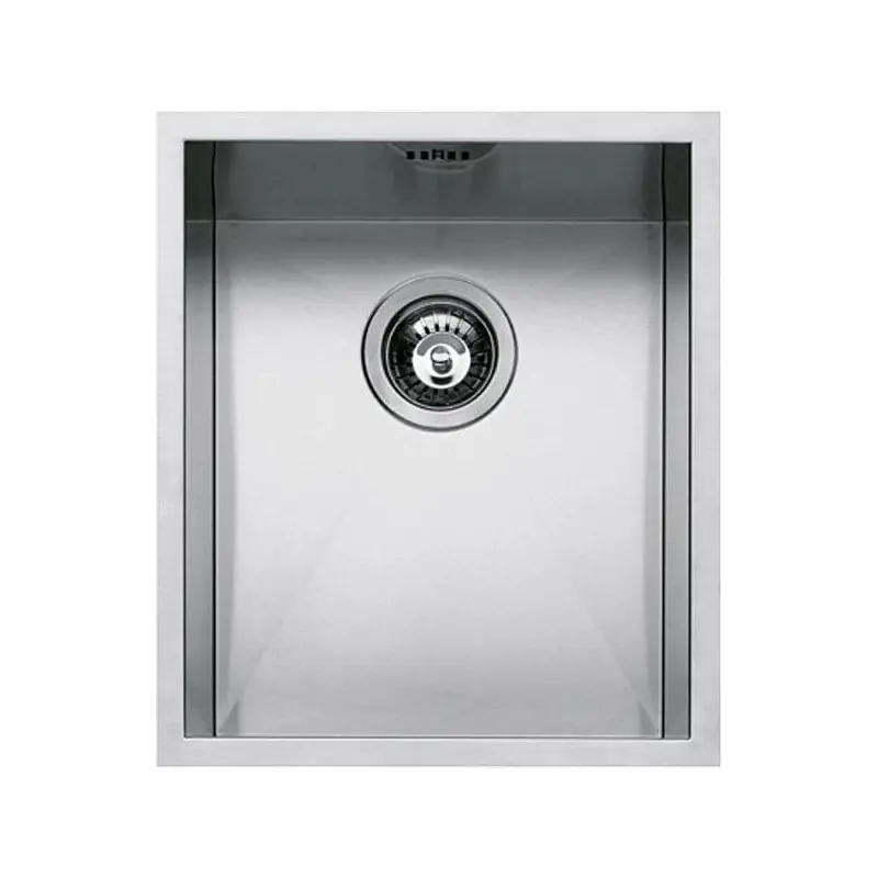 Barazza Lavello sottotop a una vasca QUADRA R0 1Q3440S finitura inox satinato da 34x40 cm Must-Have