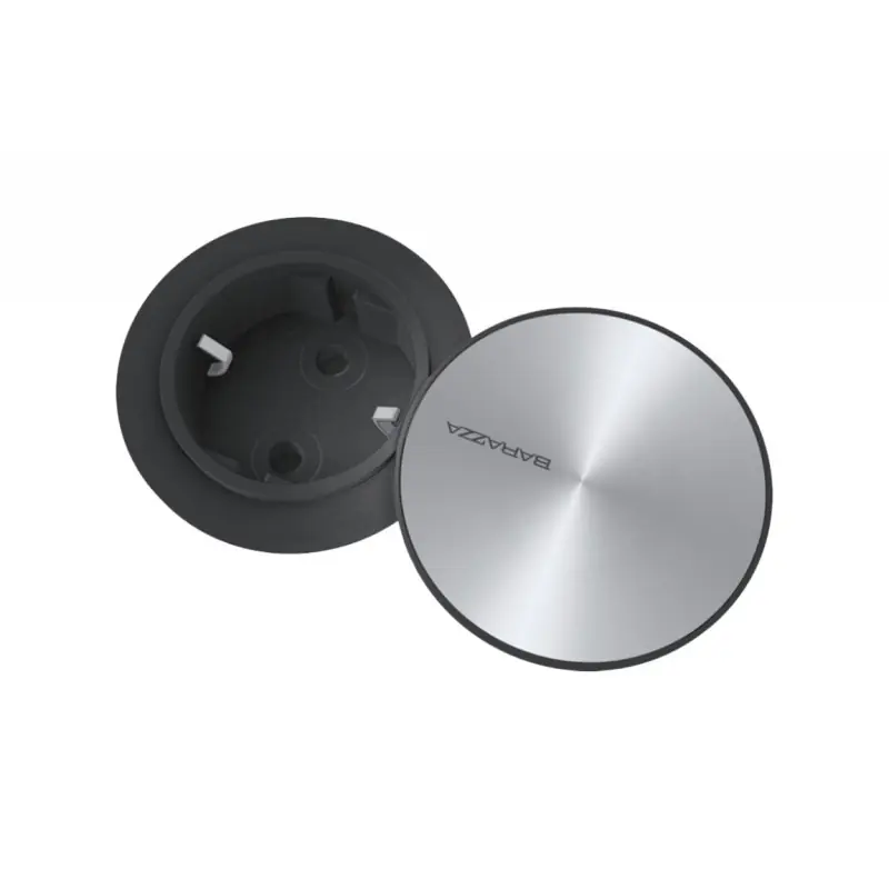 PRONTA CONSEGNA - Barazza Portaprese Smart da incasso 1PSS con presa schuko da Ø5.9 cm Più Venduto