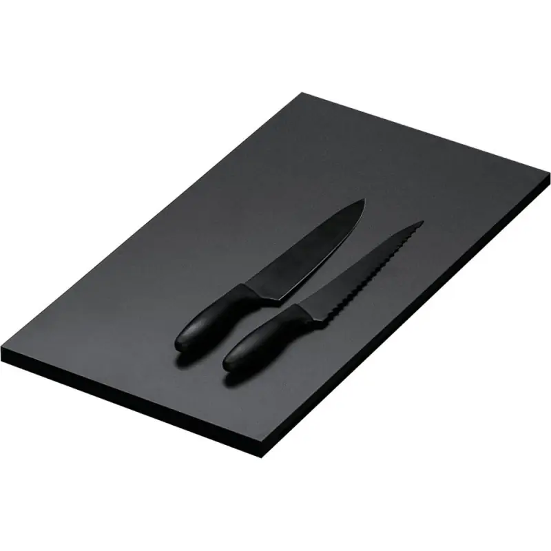 Spedizione Espresso Barazza Tagliere scorrevole 1TGS finitura HPL nero da 52x30 cm