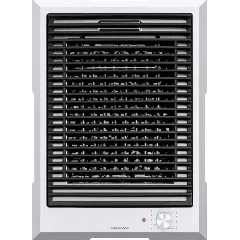 Barazza Piastra domino barbecue THALAS FREESTANDING 1PTFBQ finitura inox AISI 316 satinato da 40 cm Promozione Esclusiva