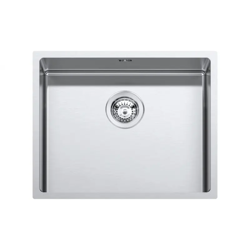 A Buon Prezzo Barazza Lavello una vasca quadra R12 1QR506 finitura inox AISI 316 satinato da 50x40 cm