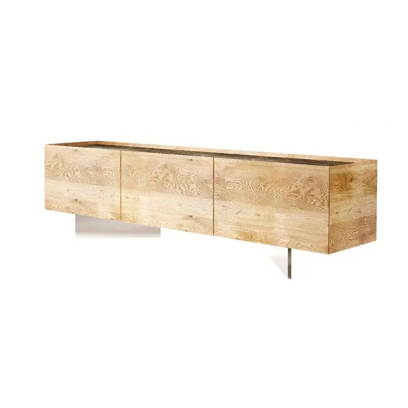 Consegna Rapida TavoloBello Porta TV Kairos con basamento in cristallo da L.120 cm e H.50 cm – 2 ante - VOUCHER EXTRA 19% NEL CARRELLO