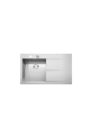 Acquista Ora Barazza Lavello una vasca con gocciolatoio sx MOOD 1LMDR91S finitura inox satinato da 86x51 cm
