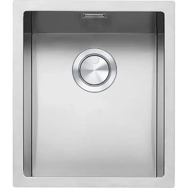 Barazza Lavello sottotop a una vasca R12 1QR34S finitura inox satinato da 37x43 cm Quantità Limitata