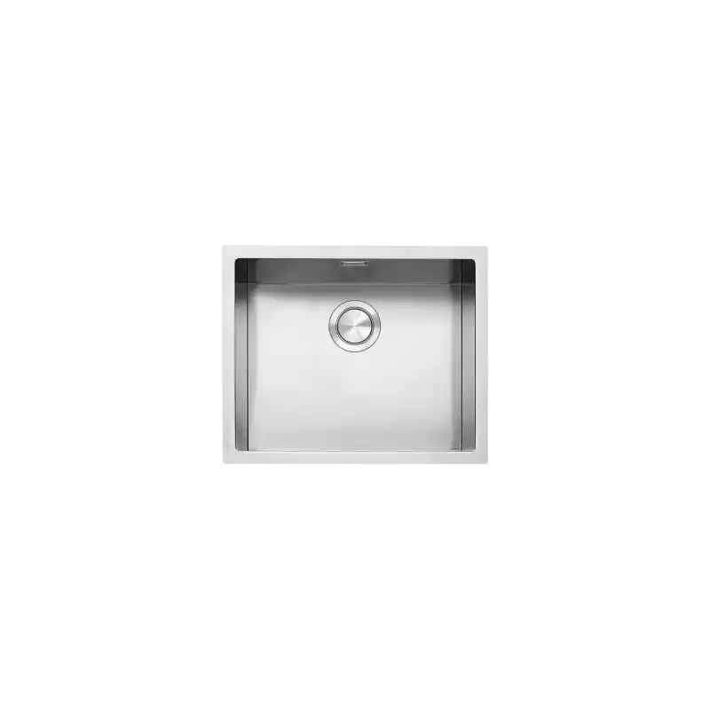 Must-Have Barazza Lavello sottotop a una vasca R12 1QR50S finitura inox satinato da 53x43 cm