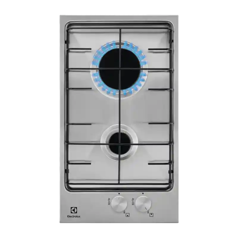 PRONTA CONSEGNA - Electrolux Piano cottura domino a gas EGG3222N finitura inox da 29 cm Prezzo Scontato