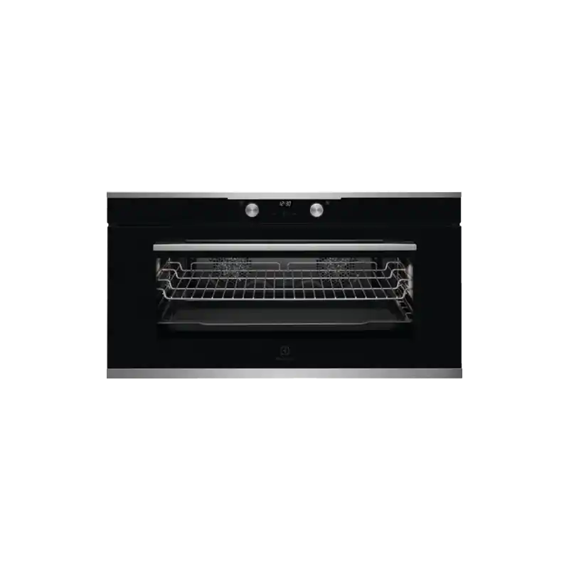 Ultima Occasione Electrolux Forno compatto multifunzione SurroundCook KBZE10X finitura Intuit vetro nero da 90 cm